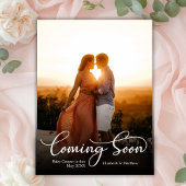 の来間もなく写真の妊娠告知はがき 案内ポストカード