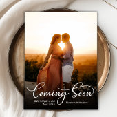 の来間もなく写真の妊娠告知はがき 案内ポストカード