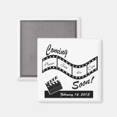 の来間もなく – フィルムストリップ日付を保存 マグネット (正面/裏面)