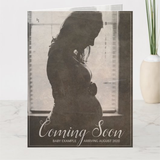 の来間もなく – 大きな期待 カード (正面)