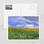 の来間：ミシガンの秋 ポストカード (正面/裏面)
