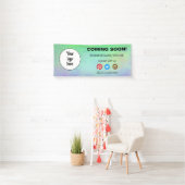 の来Someone Social Media & Businessロゴミニマル 横断幕 (インサイチュ)