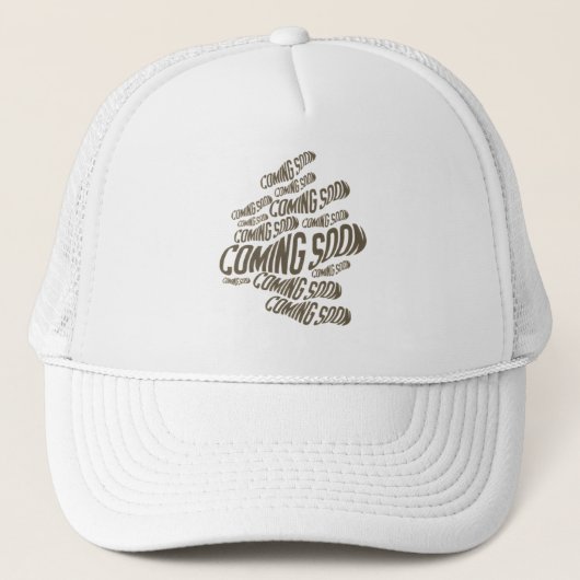 の来Soon Trucker Hat 2023 キャップ (正面)