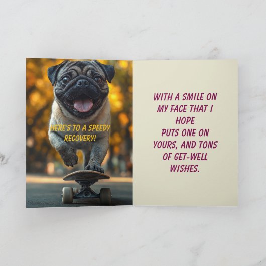 の来YOUR WAY GET WELL CARD カード (内部)