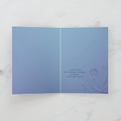 の枝ぶら下がった深い同情カード カード (内部)