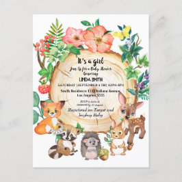 ～の森林植物に関する子ども向けの本 インビテーションポストカード