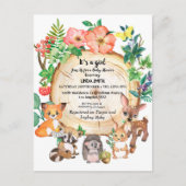 ～の森林植物に関する子ども向けの本 インビテーションポストカード (正面)