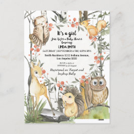 ～の森林植物に関する子ども向けの本 インビテーションポストカード