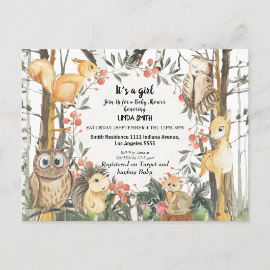 ～の森林植物に関する子ども向けの本 ポストカード (正面)