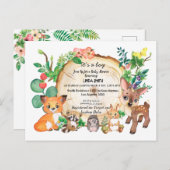 ~の森林植物に関する子ども向けの本 ポストカード (正面/裏面)