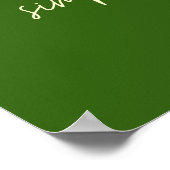 の楽しむ瞬間シンプルポスタープリント ポスター (角)