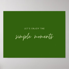 の楽しむ瞬間シンプルポスタープリント ポスター