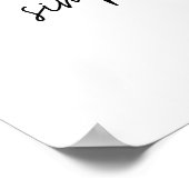 の楽しむ瞬間シンプルポスタープリント ポスター (角)