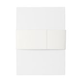 |の様式化されたスカイラインのモノグラムを結婚するシアトル 招待状ベリーバンド (裏面例)