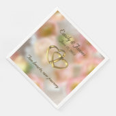 の標準結婚ディナーナプキンズ (コーナー)