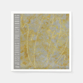 の標準結婚ナプキンシルバー裏地 スタンダードカクテルナプキン