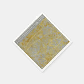 の標準結婚ナプキンシルバー裏地 スタンダードカクテルナプキン (角)