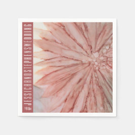 の標結婚準ナプキンラブピンクスとラベンダー スタンダードカクテルナプキン