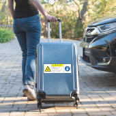 の機器警告開始ラベル シール (スーツケースインサイチュ)