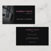 の歌手結婚が名刺をスローガンする 名刺 (正面/裏面)