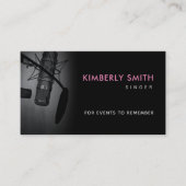 の歌手結婚が名刺をスローガンする 名刺 (正面)