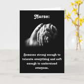 の気にナースと強力な引用文 カード (黄色い花)