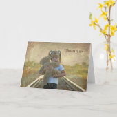 の気に考え カード (黄色い花)