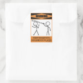 の気性警告的なディゲリドオ棋士 ラウンドシール (バッグ)