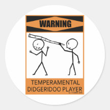 の気性警告的なディゲリドオ棋士