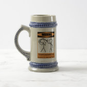 の気質警告的バスクラリネティスト ビールジョッキ (左)