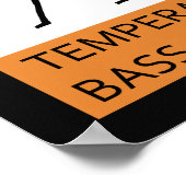 の気質警告的バスクラリネティスト ポスター (角)