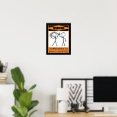 の気質警告的バスクラリネティスト ポスター (ホームオフィス)