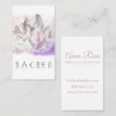 *~*の水晶の神聖な水彩画の医術 名刺 (正面/裏面)