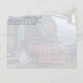 の沼絵を描うさぎ列車の壁画 ポストカード (裏面)