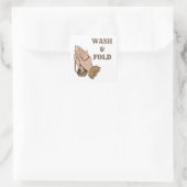 の洗祈い手ロザリオ宗教 スクエアシール (バッグ)