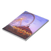 の海軍埠頭の観覧車と回転木馬 ノートパッド (回転)