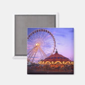 の海軍埠頭の観覧車と回転木馬 マグネット (正面/裏面)