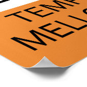 の温警告度に富んだメルロホン選手ポスター ポスター (角)