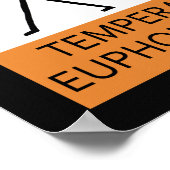 の温警告度に満ちたユーフォニアム選手のポスター ポスター (角)