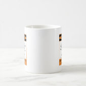 の温警告度バイオリニスト コーヒーマグカップ (中央)