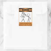 の温警告度マンドリン奏者 ラウンドシール (バッグ)