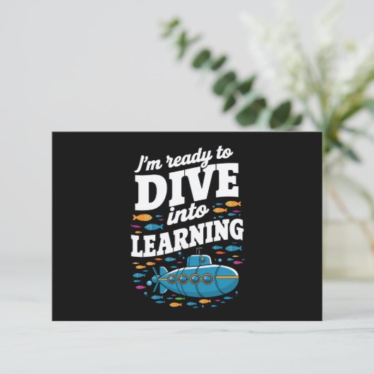 の潜入に備えた学校学潜水艦 サンキューカード (スタンド正面)