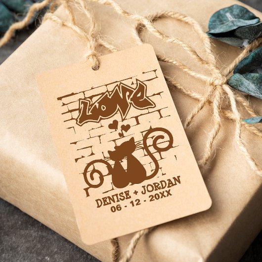 の為にグラフィティウォールで愛する子結婚ネコ ラバースタンプ