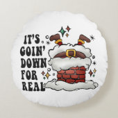 ～の為に下りてい実在る ラウンドクッション (正面)