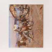 の煙。四五シャルルマリオンラッセル ジグソーパズル (縦)