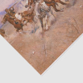 の煙。45, 1908 by Charles Marion Russell 薄葉紙 (詳細)