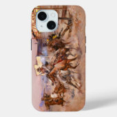 の煙。45, 1908 by Charles Marion Russell Case-Mate iPhoneケース (裏面)