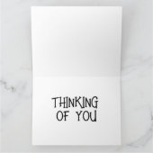 の熱帯考えビーチグリーティングカード カード (内部)