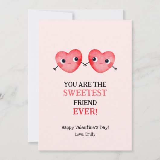 の甘いバレンタインのハートに少しのおごり シーズンカード (正面)