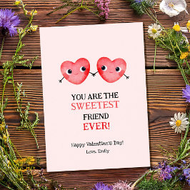 の甘いバレンタインのハートに少しのおごり シーズンカード